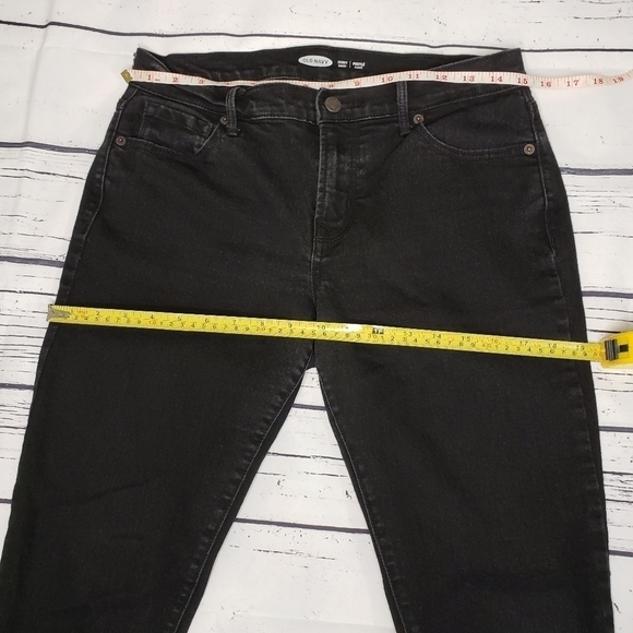 Old Navy Curvy Skinny Black Jeans Size 6 - Picture 3 of 6